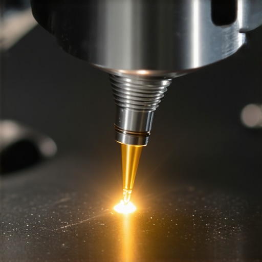 Close-up of laser welding on jewelry for precise repair