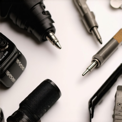 A variety of sophisticated jewelry repair tools laid out on a workbench, ready for use.