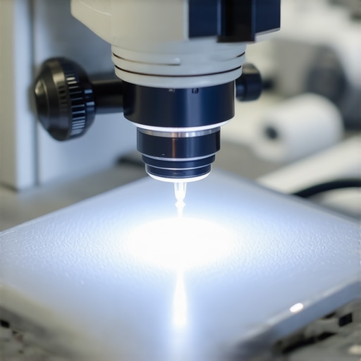 A jewelry workshop featuring laser welding, digital microscopy, and ultrasonic cleaning equipment.